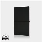 Libreta A5 deluxe con tapa blanda, negro