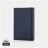 A5 hardcover notitieboek, donkerblauw