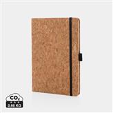 Kurk hardcover notitieboek A5, bruin