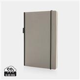 A5 lyxig hardcover anteckningsbok, grå