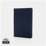 GRS certified RPET A5 notebook, navy