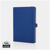 Sam A5 RCS certified bonded leather classic notebook, royal blue