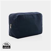 Impact Aware™ 285 gsm rcanvas toiletry bag undyed, navy