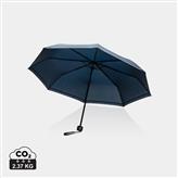 Mini paraguas RPET reflectante 190T Impact AWARE ™, azul marino
