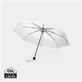 Mini paraguas 20.5" RPET 190T Impact AWARE ™, blanco