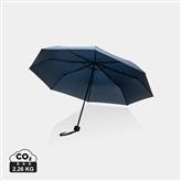 Mini ombrello 20.5" rPET 190T Impact AWARE™, blu navy