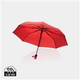 Mini parapluie automatique 21" en rPET 190T Impact AWARE™, rouge
