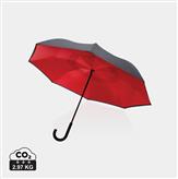 Paraguas reversible 23" RPET 190T Impact AWARE ™, rojo