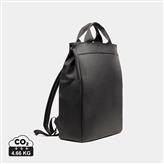 VINGA Bermond Rucksack aus RCS recyceltem PU, schwarz