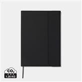 VINGA Baltimore GRS certified paper & PU notebook, black