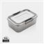 Auslaufsichere Lunchbox aus RCS recyceltem Stainless Steel, silber