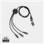 Terra RCS recycled aluminium 120 cm 6-in-1 kabel, grijs