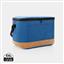 Impact AWARE™ XL RPET Two-Tone Kühltasche mit Korkdetail, blau