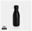 Botella de acero inoxidable al vacío de color sólido 260ml, negro