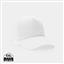 Impact 5panel 280gr Recycled cotton cap with AWARE™ tracer, white