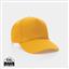 Impact 5panel 280gr Recycled cotton cap with AWARE™ tracer, yellow