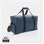 Smooth PU weekend duffle, navy