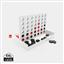 Juego de madera Connect four, blanco