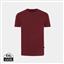 Iqoniq Bryce recycled cotton t-shirt, burgundy