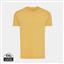 Iqoniq Bryce t-skjorte i resirkulert bomull, ochre yellow