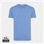 Iqoniq Manuel värjäämätön t-paita kierrätetystä puuvillasta, heather blue