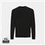 Iqoniq Zion recycled cotton crew neck, black