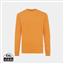 Iqoniq Zion recycled cotton crew neck, sundial orange