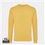 Iqoniq Zion Crew neck sweatshirt i genanvendt bomuld, ochre yellow
