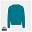 Iqoniq Kruger Relax-Rundhals-Sweater aus recycelt. Baumwolle, verdigris