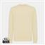 Iqoniq Etosha lättvikt sweatshirt i återvunnen bomull, cream yellow