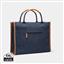 VINGA Bosler RCS recycled canvas office tote, navy