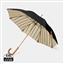 VINGA Bosler AWARE™ Regenschirm aus recyceltem PET, schwarz