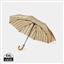 VINGA Bosler AWARE™ 21" faltbarer Schirm aus recyceltem PET, greige